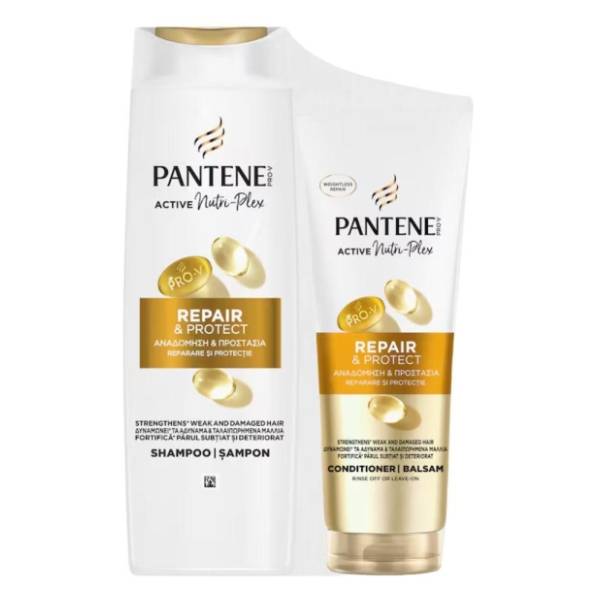 Šampon PANTENE Repair & protect 400ml + balzam Nutri plex 230ml