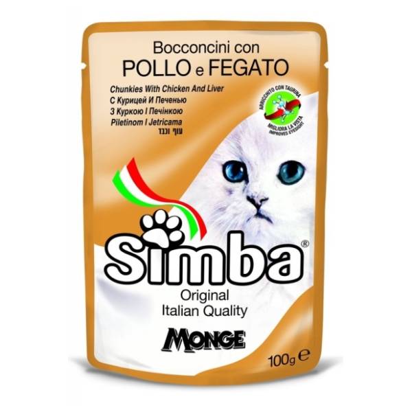 SIMBA sos za mačke piletina i džigerica 100g