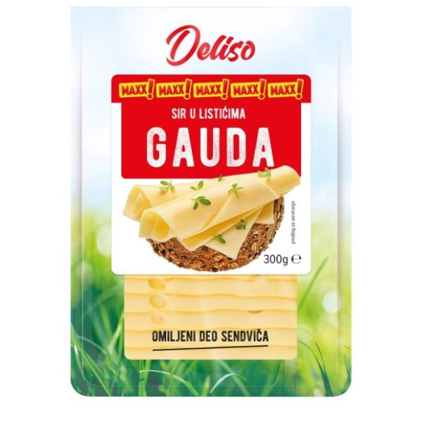 Gauda DELISO slajs 300g
