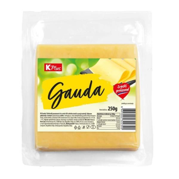 Sir K PLUS Gauda polutvrdi punomasni 45%mm 250g