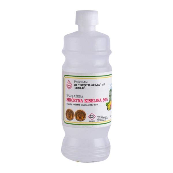 Sirćetna kiselina TESLIĆ esencija 80% 460ml