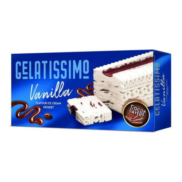 Sladoled GELATISSIMO tortica vanila 700ml
