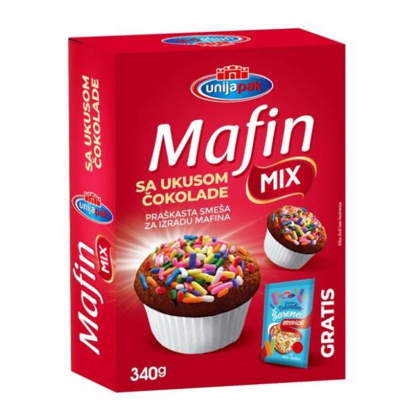 Smeša za mafine UNIJAPAK čokolada 340g