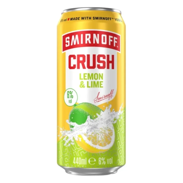 SMIRNOFF Crush lemon & lime 0,44l
