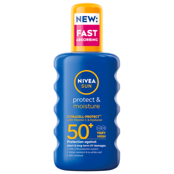 Sprej za sunčanje NIVEA protect & moisture SPF50+ 200ml
