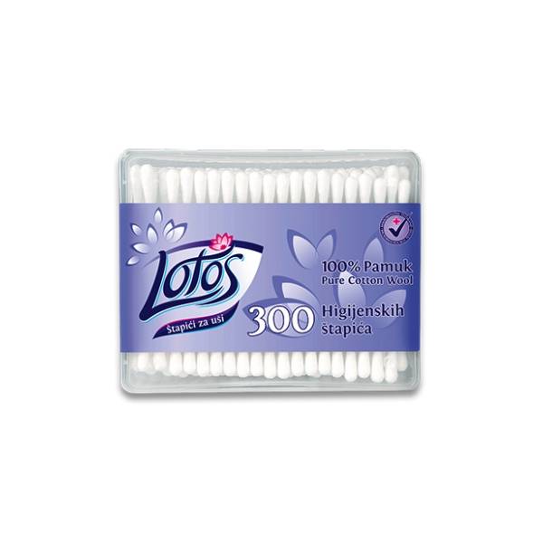 Štapići za uši LOTOS 300kom