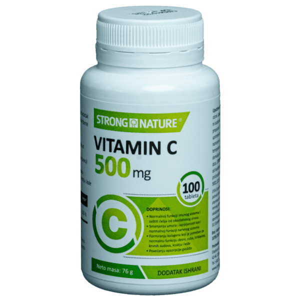 STRONG NATURE Vitamin C 500mg tablete 100kom