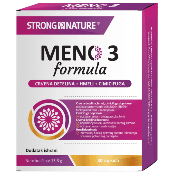 STRONG NATURE Meno 3 suplement za muškarce kapsule 30kom