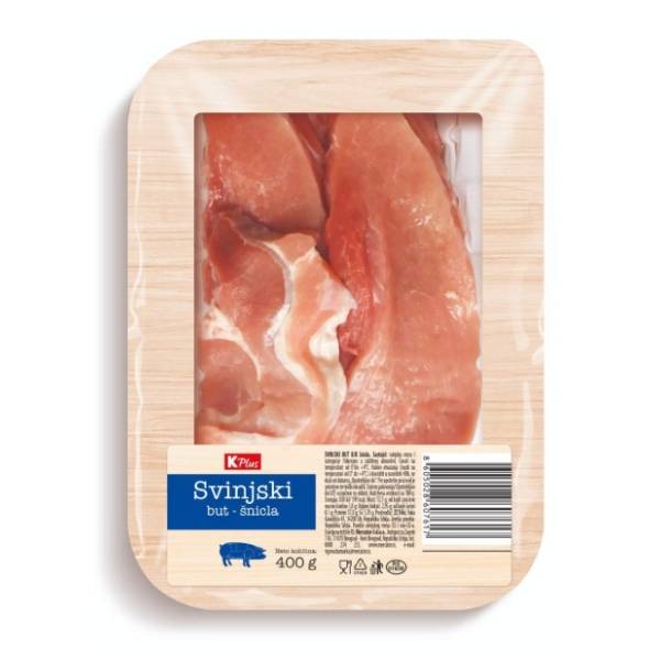 Svinjski but K PLUS šnicle bez kostiju 400g