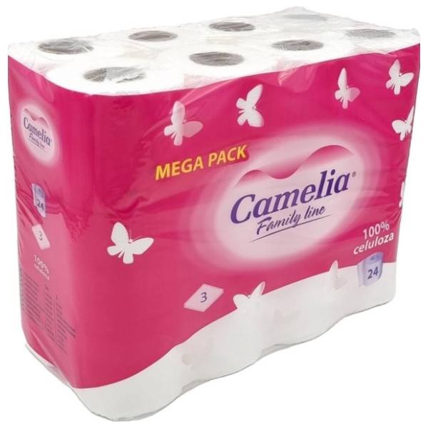Toalet papir CAMELIA family 3sloja 24kom