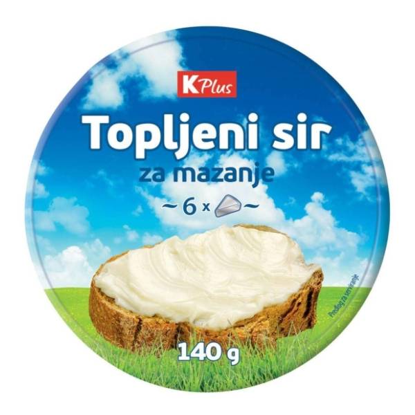 Topljeni sir K PLUS 140g