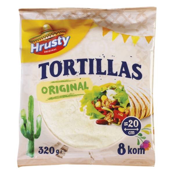 Tortilja HRUSTY pšenicna 320g