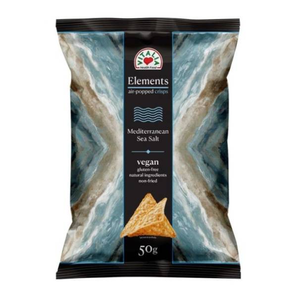 VITALIA Elements čips mediteranska so 50g