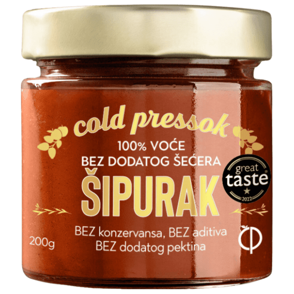 Voćni namaz COLD PRESSOK šipurak 200g