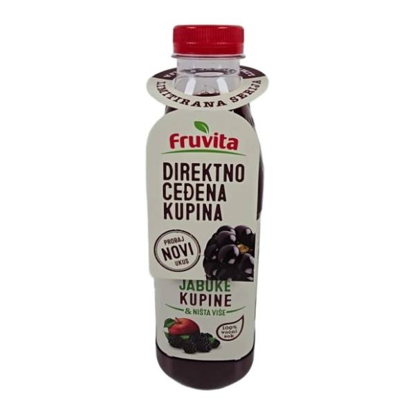 Voćni sok FRUVITA jabuke kupine i ništa više 800ml