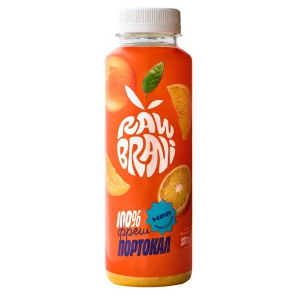 Voćni sok RAW 100% pomorandža 0,33l