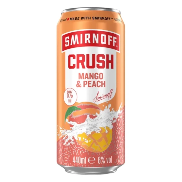 SMIRNOFF Crush mango & peach 0,44l