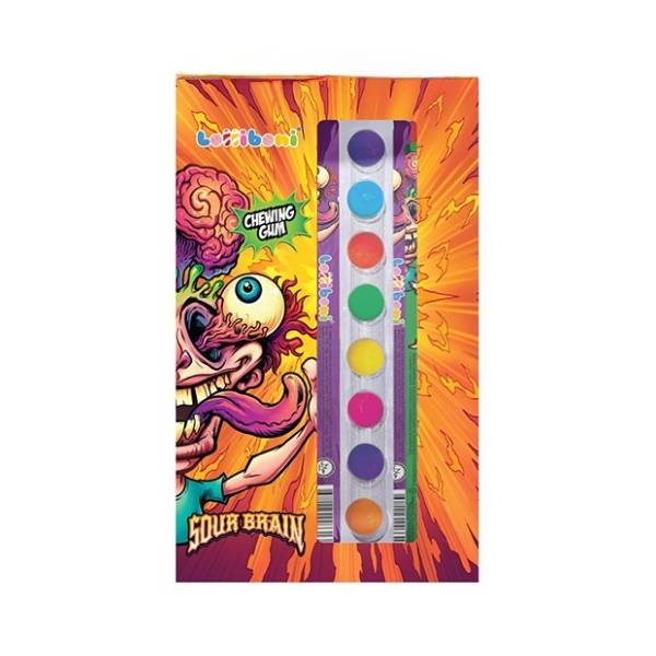 Žvake LOLLI BONI Blister sour brain 20g