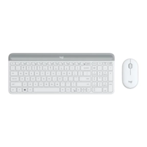 LOGITECH set bežični miš i tastatura MK470 Slim beli EN(US)