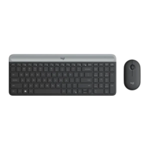 LOGITECH set bežični miš i tastatura MK470 Slim grafitni EN(US)