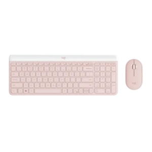 LOGITECH set bežični miš i tastatura MK470 Slim roze EN(US)