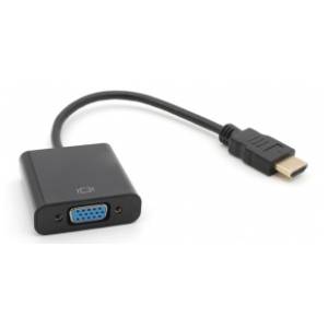 Konverter HDMI (m) na VGA (ž)/Audio (ž) crni