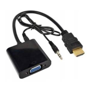 E-GREEN konverter HDMI (m) na VGA (ž) + 3.5mm (m)