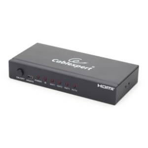 GEMBIRD adapter HDMI 1.4 (ž) na 4xHDMI (ž/ž/ž/ž)