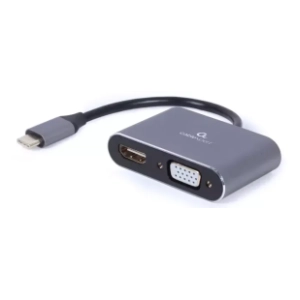 GEMBIRD konverter USB-C (m) na HDMI/VGA (ž/ž)