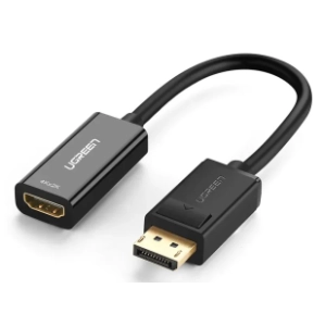 UGREEN konverter DisplayPort (m) na HDMI (ž) crni