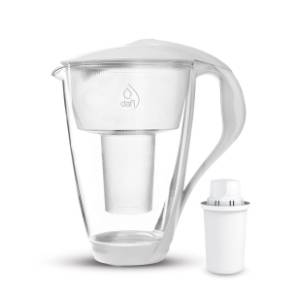 DAFI bokal za filtriranje vode Crystal LED beli