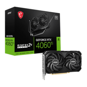 MSI nVidia GeForce RTX 4060 Ti VENTUS 2X BLACK OC 8GB GDDR6 128-bit grafička kartica