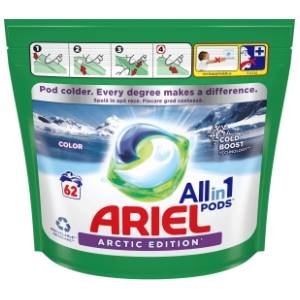 ARIEL PODS Color arctic kapsule za veš 62kom