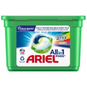 ARIEL PODS Touch of lenor 14kom