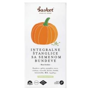 BASKET Integralne štanglice sa semenom bundeve 100g