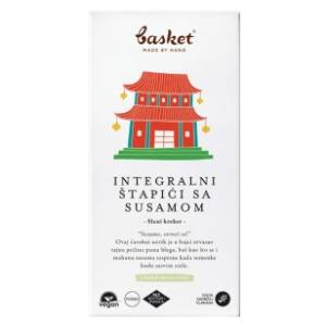 BASKET Integralni štapići sa susamom 100g
