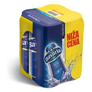BAVARIA limenka 4x 0,5l