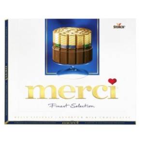 Bombonjere MERCI mlečna 250g