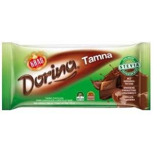 Čokolada KRAŠ Dorina tamna bez šećera 80g