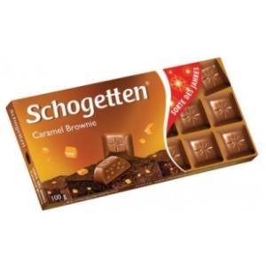Čokolada SCHOGETTEN Careml brownie 100g