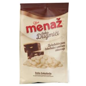 Čokolada ŠTARK Menaž čoko komadići za kuvanje beli 120g