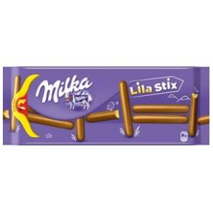 Čokoladica MILKA keks ChocoLilaStix 112g