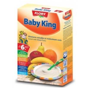 FLORY Baby king pirinčane cerealije mešavina voća 200g