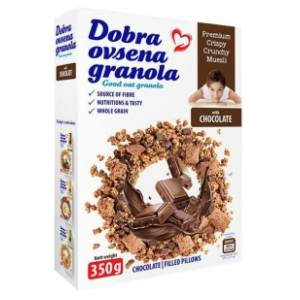DOBRA OVSENA granola čokolada 350g