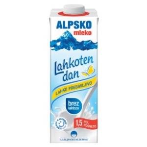 Dugotrajno mleko ALPSKO bez laktoze 1l
