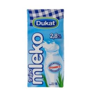 Dugotrajno mleko DUKAT 2,8%mm 1l
