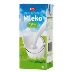 Dugotrajno mleko K Plus 2,8%mm 1l