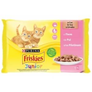 FRISKIES junior piletina 4x85g