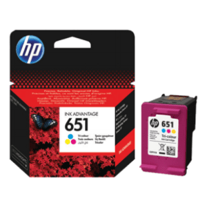 HP 651 cyan magenta žuti kertridž (C2P11AE)