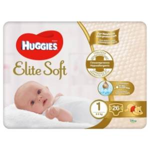 HUGGIES pelene Elite Soft 1 26kom